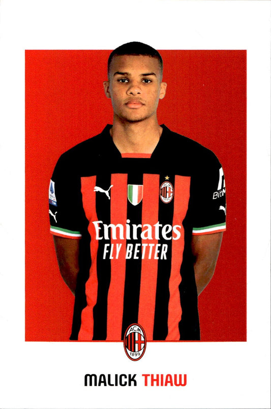 cartolina postcard Calcio Milan 2022/23 - Thiaw