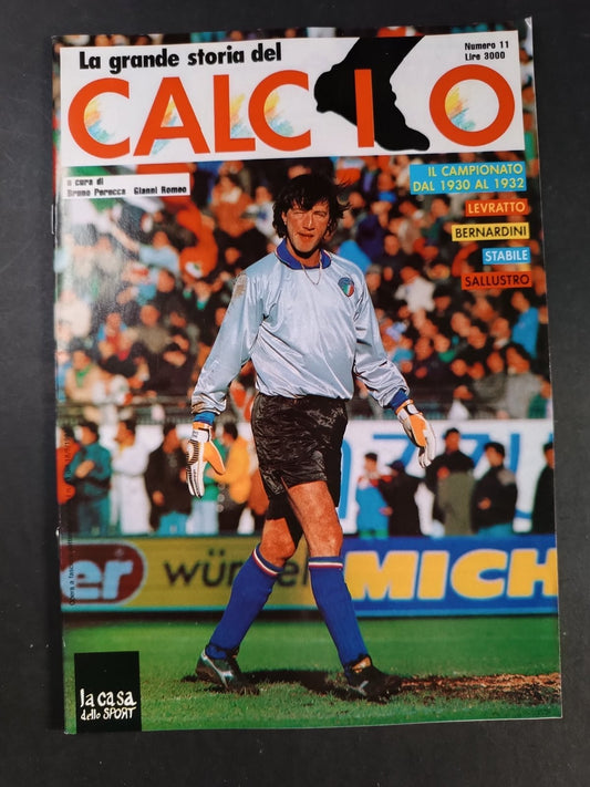 Rivista LA GRANDE STORIA DEL CALCIO n 11 anno 1988 - Zenga