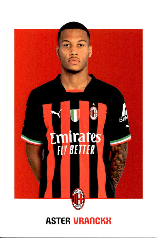 cartolina postcard Calcio Milan 2022/23 - Vranckx