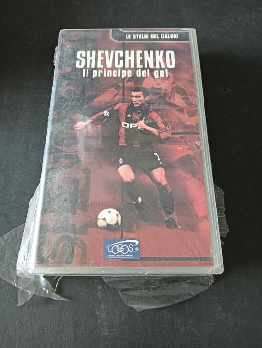 VHS LE STELLE DEL CALCIO SHEVCHENKO IL PRINCIPE DEL GOL Logos Video