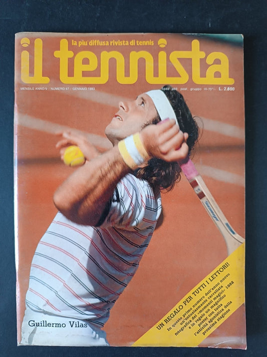 Rivista TENNISTA n 47 Anno 1983 Vilas poster momenti magici