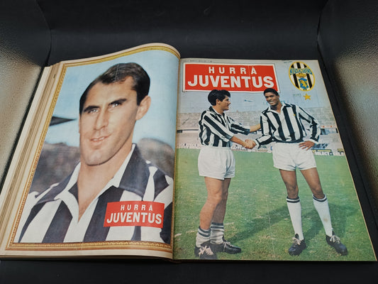 Annata rilegata rivista Hurra Juventus anno 1964