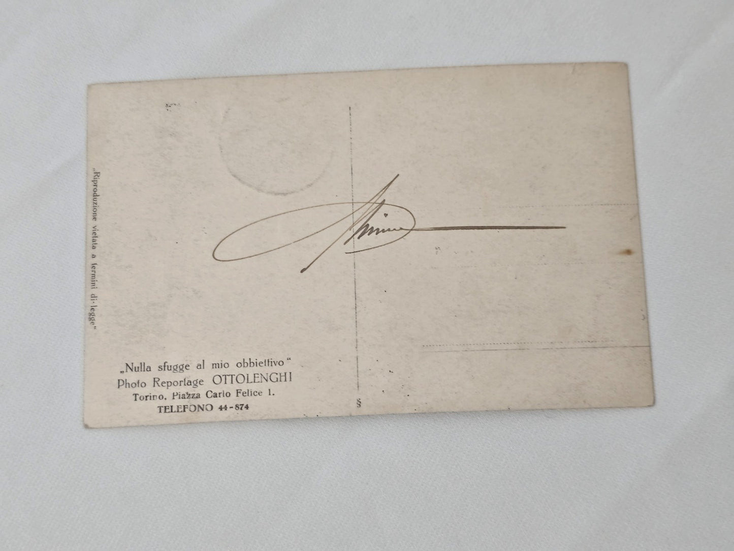 F.C. TORINO foto originale Ottolenghi formazione campione d'Italia 1926-27