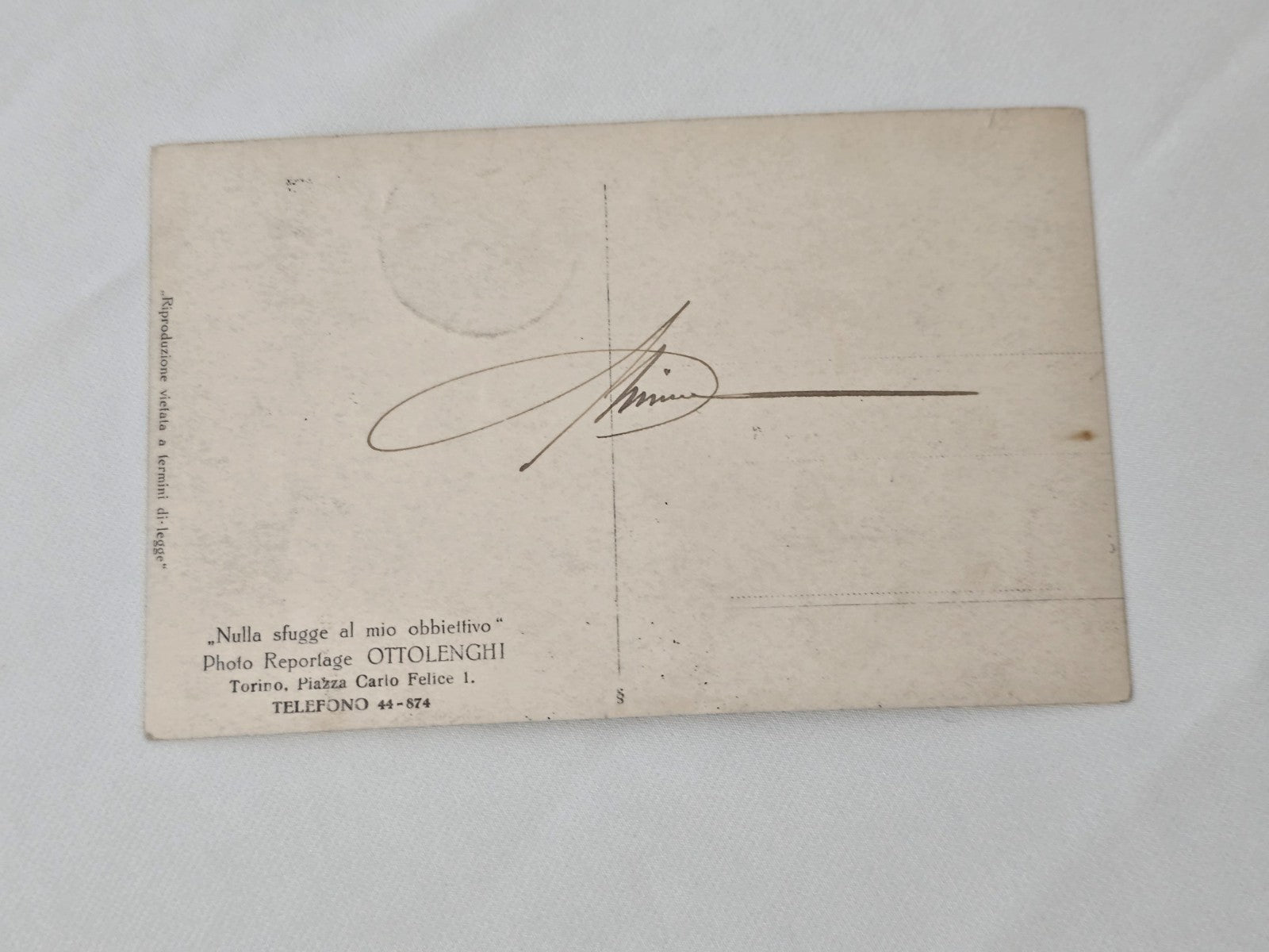 F.C. TORINO foto originale Ottolenghi formazione campione d'Italia 1926-27