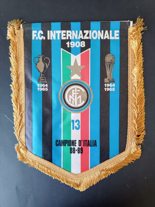 gagliardetto Pennant calcio F.C. Internazionale 1908