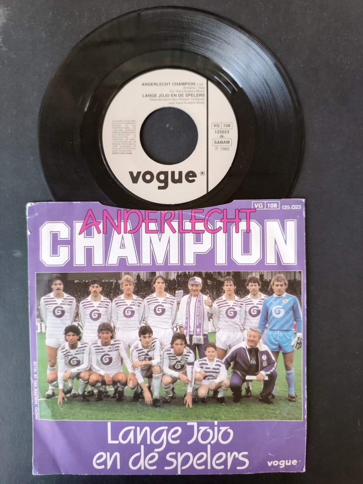 Vinile 45 giri ANDERLECHT CHAMPION