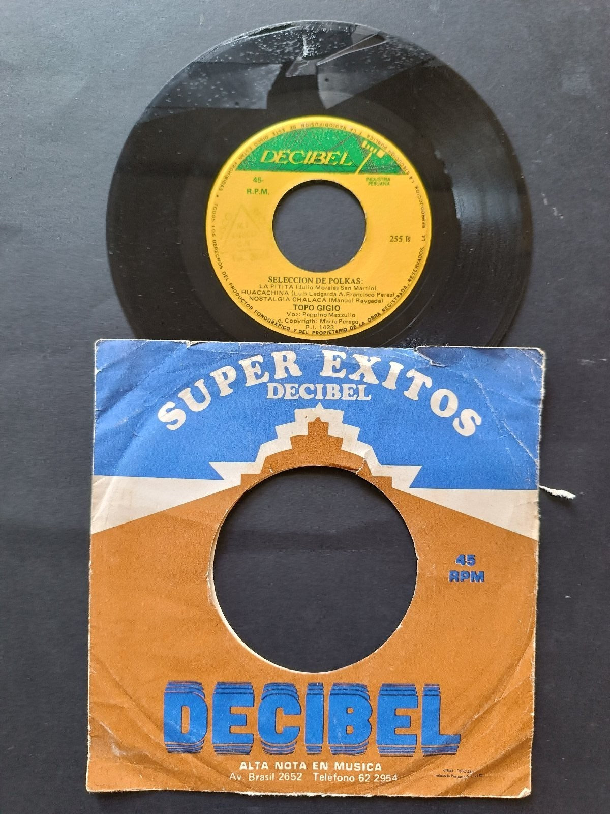 Vinile 45 giri SUPER EXITOS DECIBEL