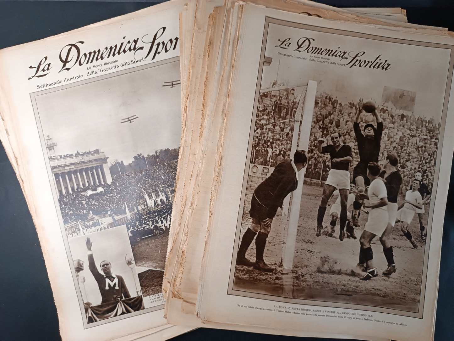 lotto LA DOMENICA SPORTIVA 1934 completa da 1 a 53 numeri con speciale