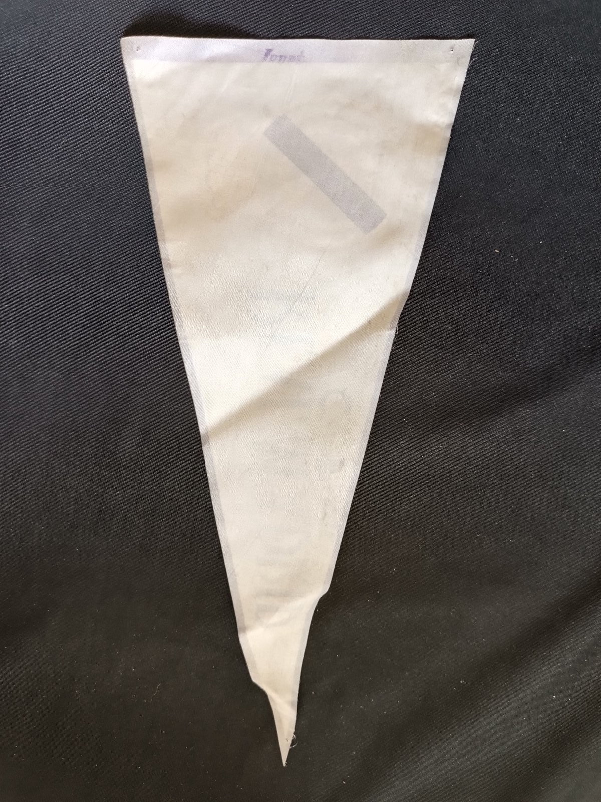 Gagliardetto Pennant Real Madrid C.F. Spagna Calcio Vintage