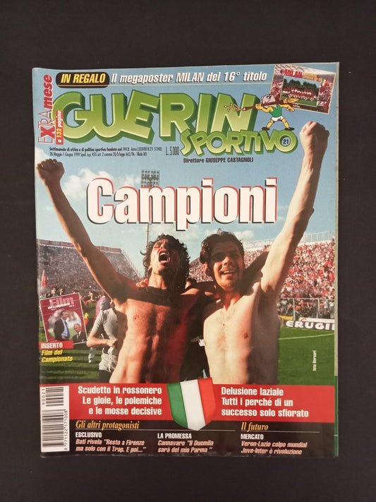 rivista GUERIN SPORTIVO anno 1999 numero 21 -  Boban (con poster)