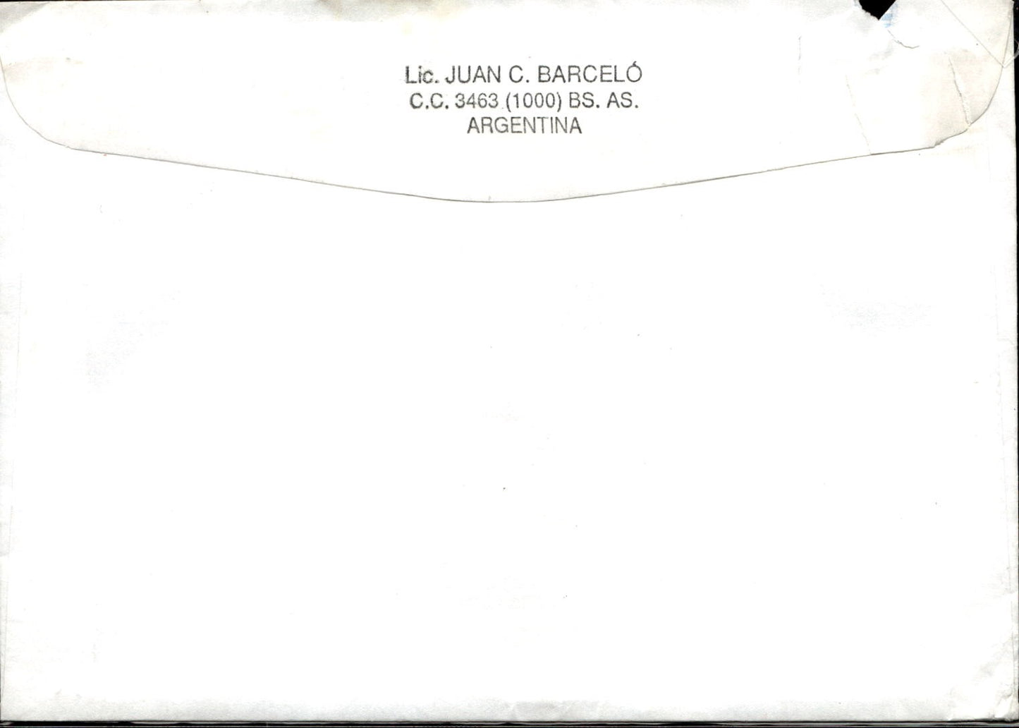 busta primo giorno Buenos Aires 2000