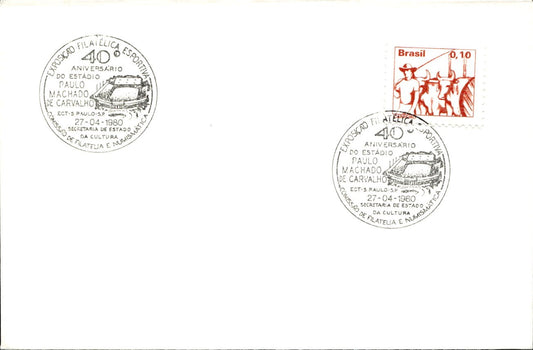 busta primo giorno Paulo Machado de Calvarho 1980