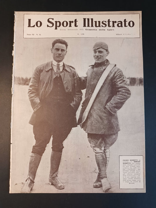 rivista  LO SPORT ILLUSTRATO 1923 n 14