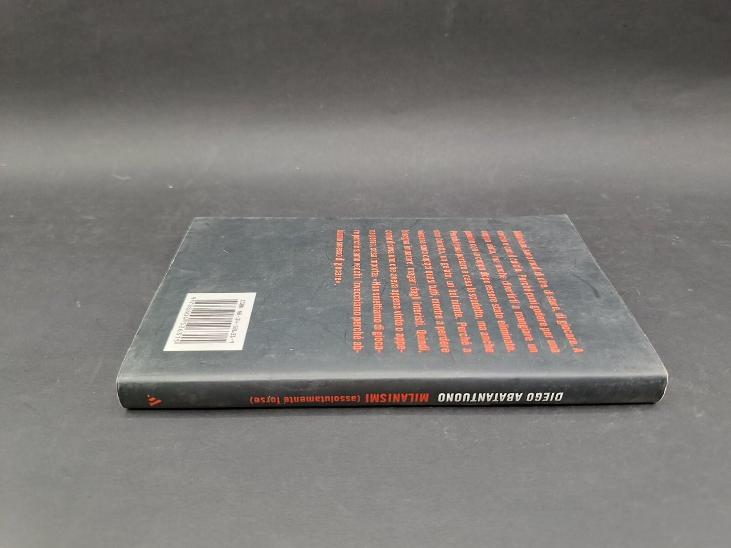 Libro Mondadori Milanismi Diego Abatantuono