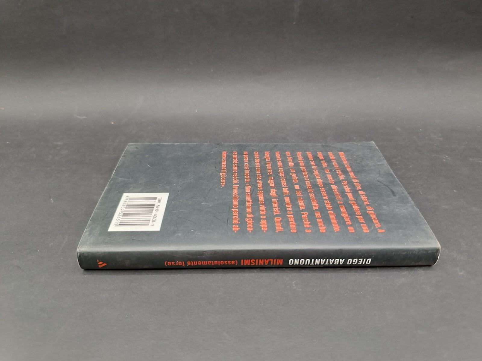 Libro Mondadori Milanismi Diego Abatantuono