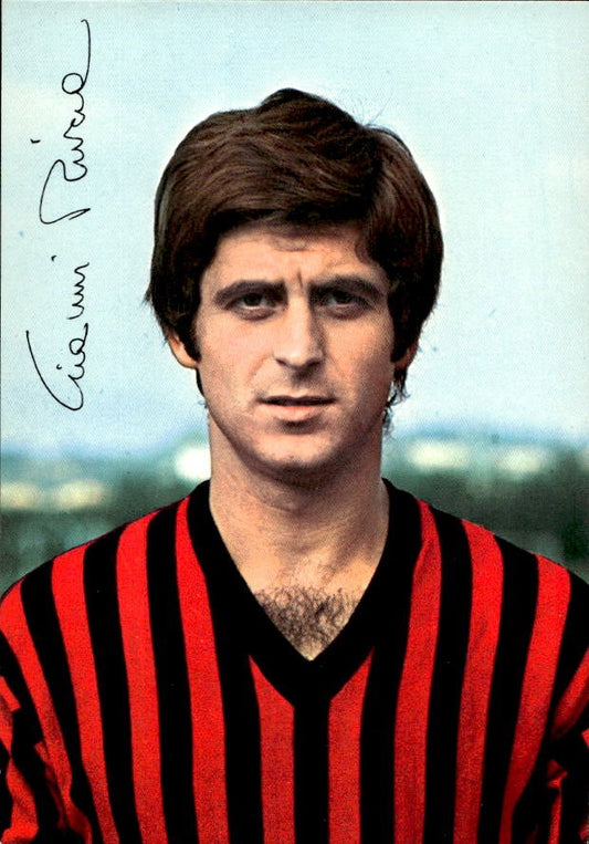 Cartolina calciatore Milan 2 con autografo stampato (2)