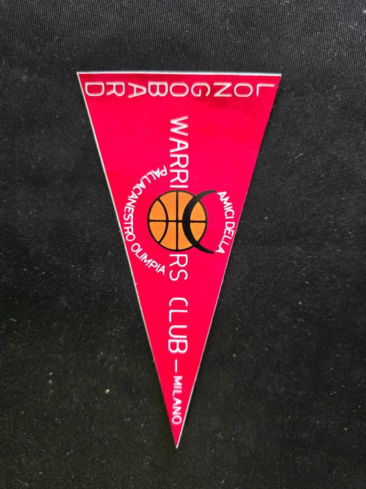 Adesivo originale  LONGOBARDS WARRIOR Olimpia Milano  Basket
