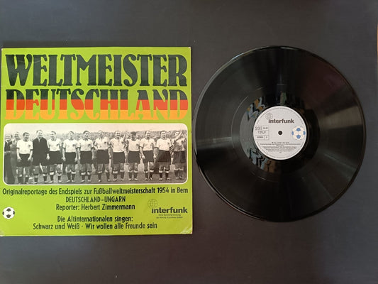 Disco WELTMEISTER Deutschland 1954 World Cup Final Reportage