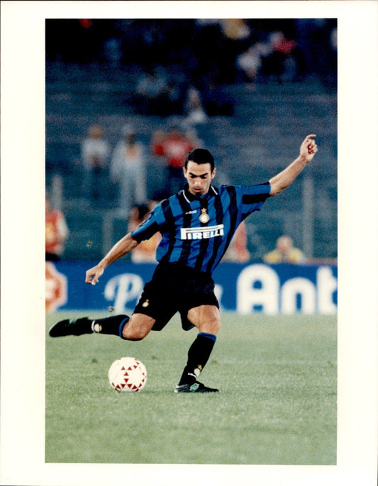 fotografia originale Inter Youri Raffi Djorkaeff  2