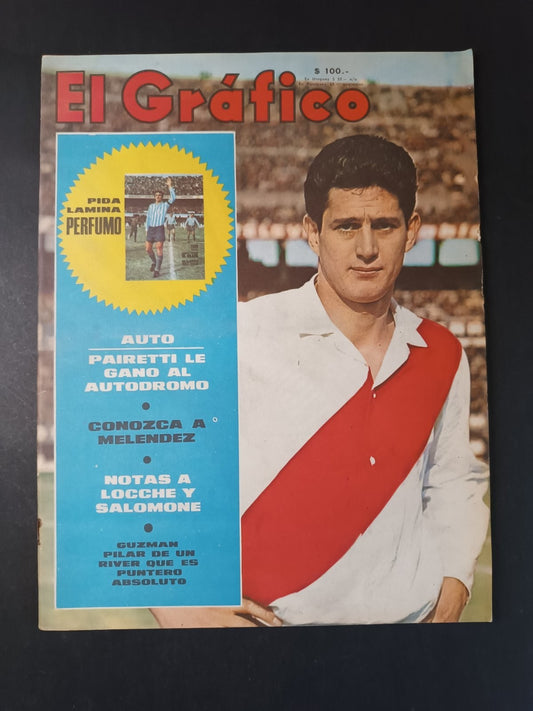 Rivista EL GRAFICO numero 2556  anno 1968 -  Guzman (con poster)