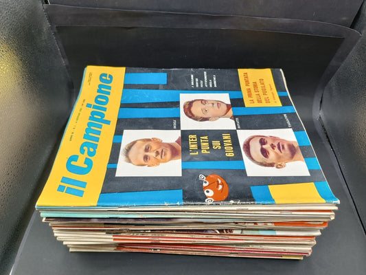 Annata completa rivista sportiva Il Campione 1958 1/55