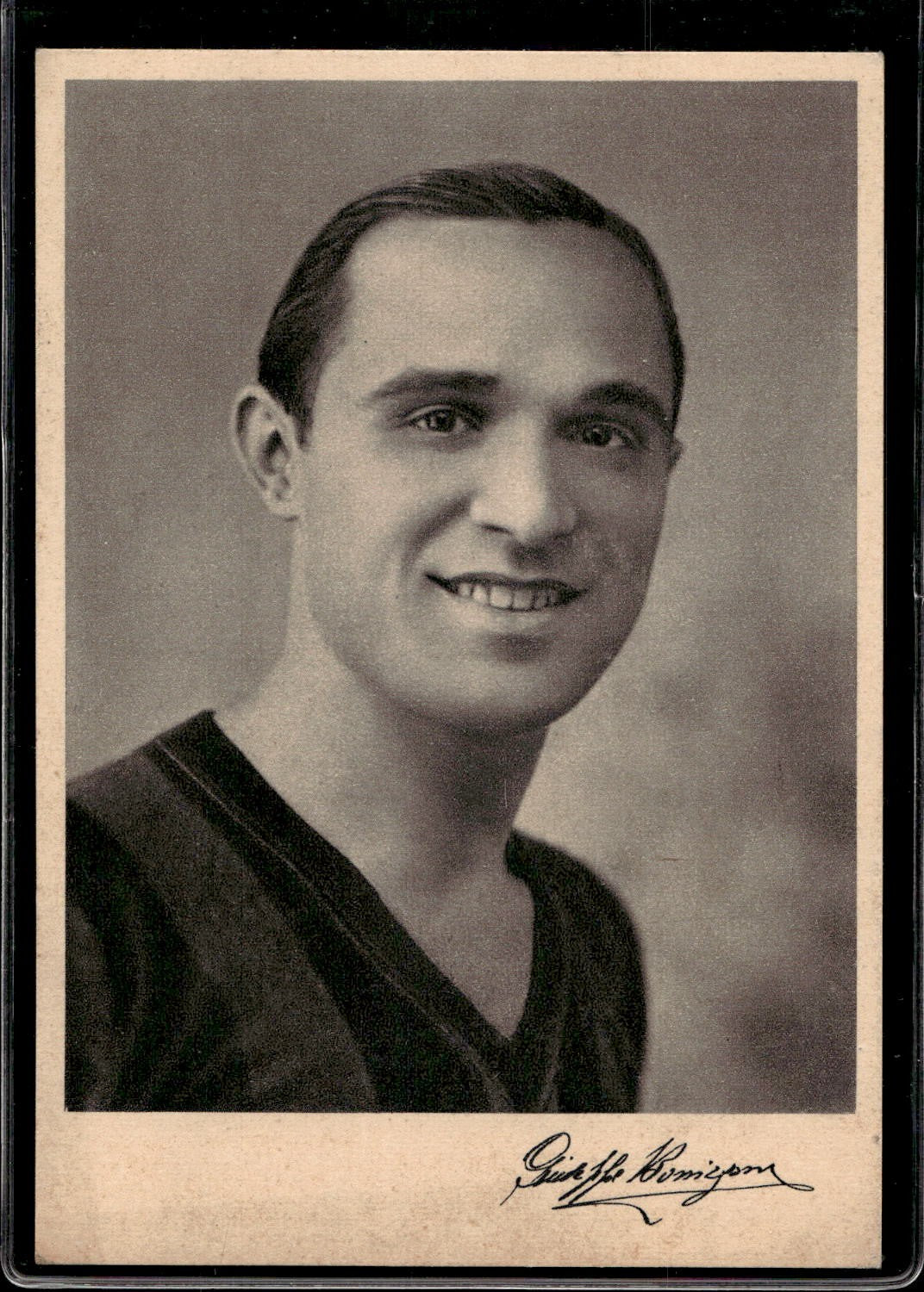 cartolina postcard calcio Milan #4 Bonizzoni