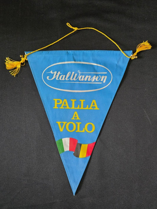 Gagliardetto Pennant  Italwanson Cus Milano pallavolo "PALLA A VOLO" originale