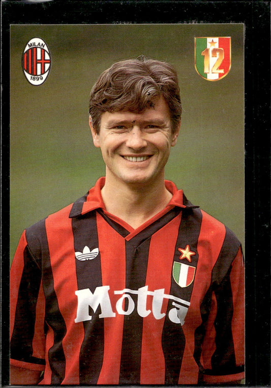 cartolina postcard calcio Milan Aldo Serena 1992