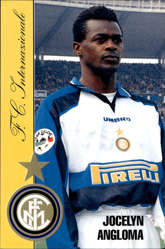cartolina calciatori Inter Angloma