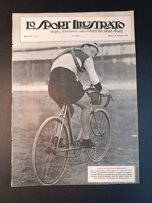 rivista  LO SPORT ILLUSTRATO 1923 n 24