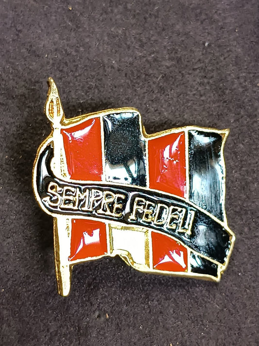 Old Pins Pin Badge Spilla A.C.Milan bandiera flag  senza piedino 285