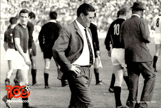 cartolina postcard calcio Milan 100 Nereo Rocco 2012 (1