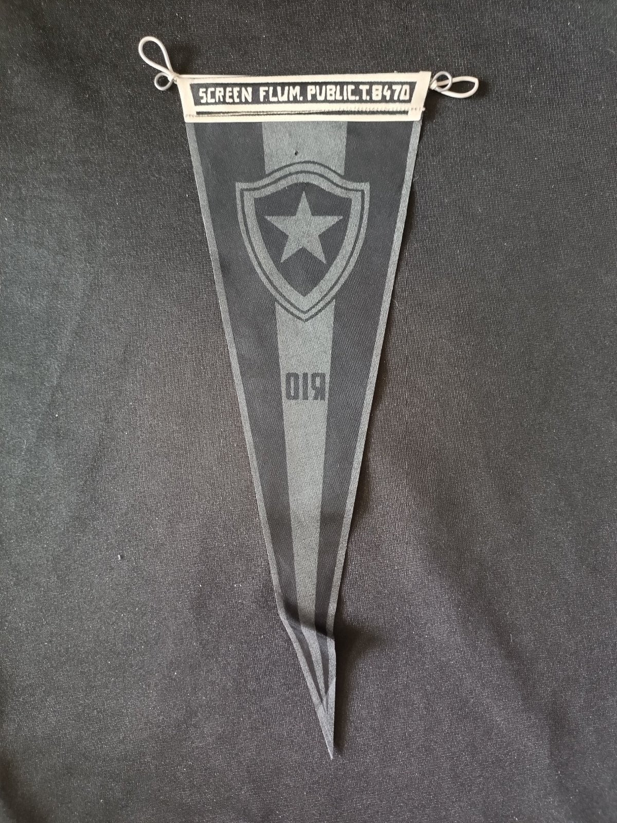 Gagliardetto Pennant Botafogo F.R. Rio Brasile Calcio Vintage -
