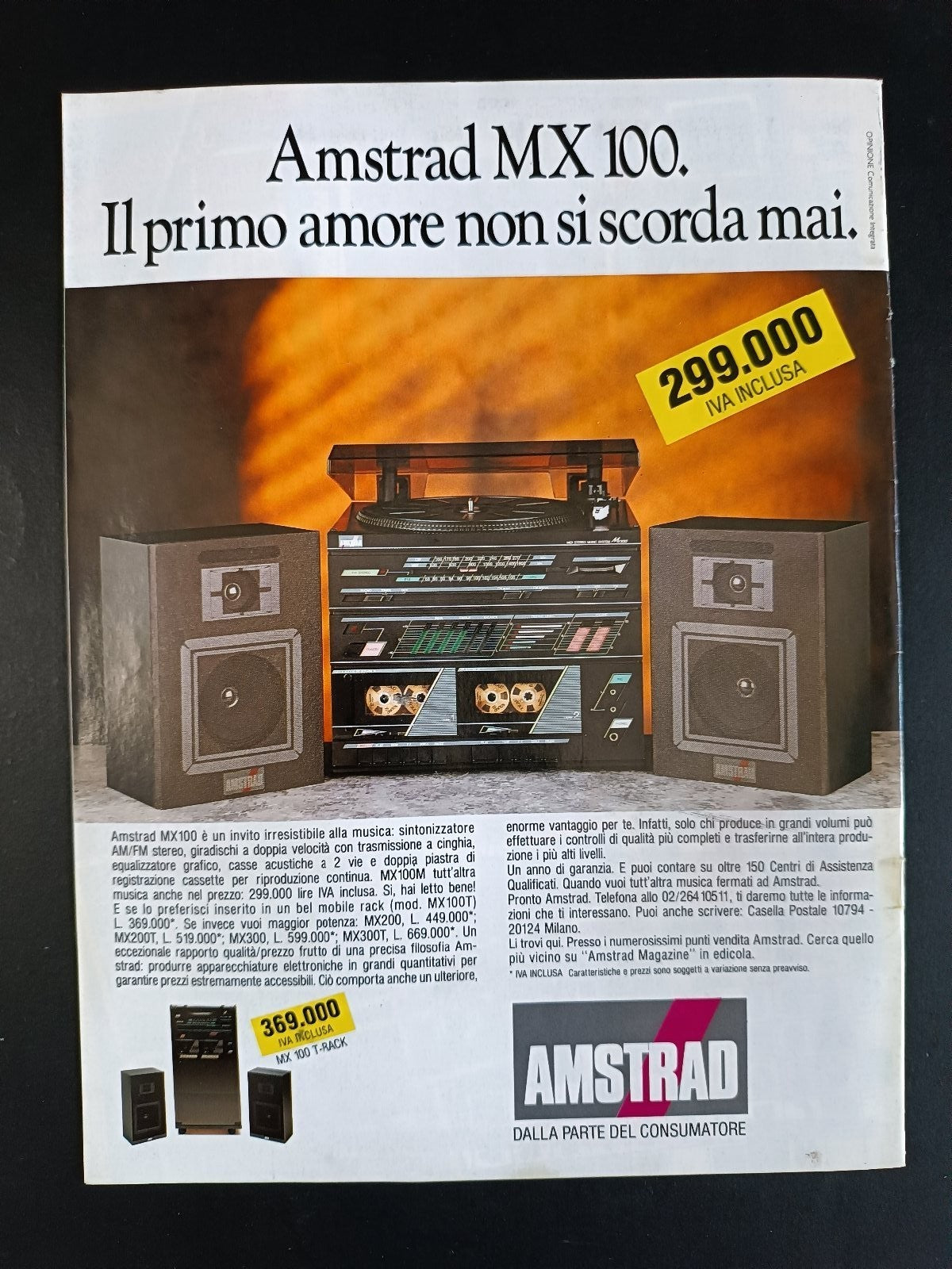 programma ufficiale OGGI MILAN  07 maggio 1989 Torino