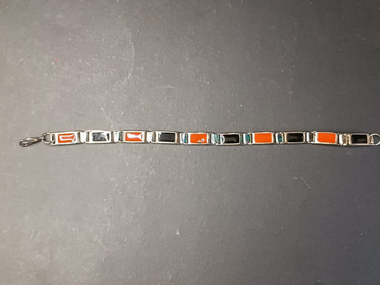 Old Pins Pin Badge Spilla A.C.Milan bracciale a maglie  rossonere 356