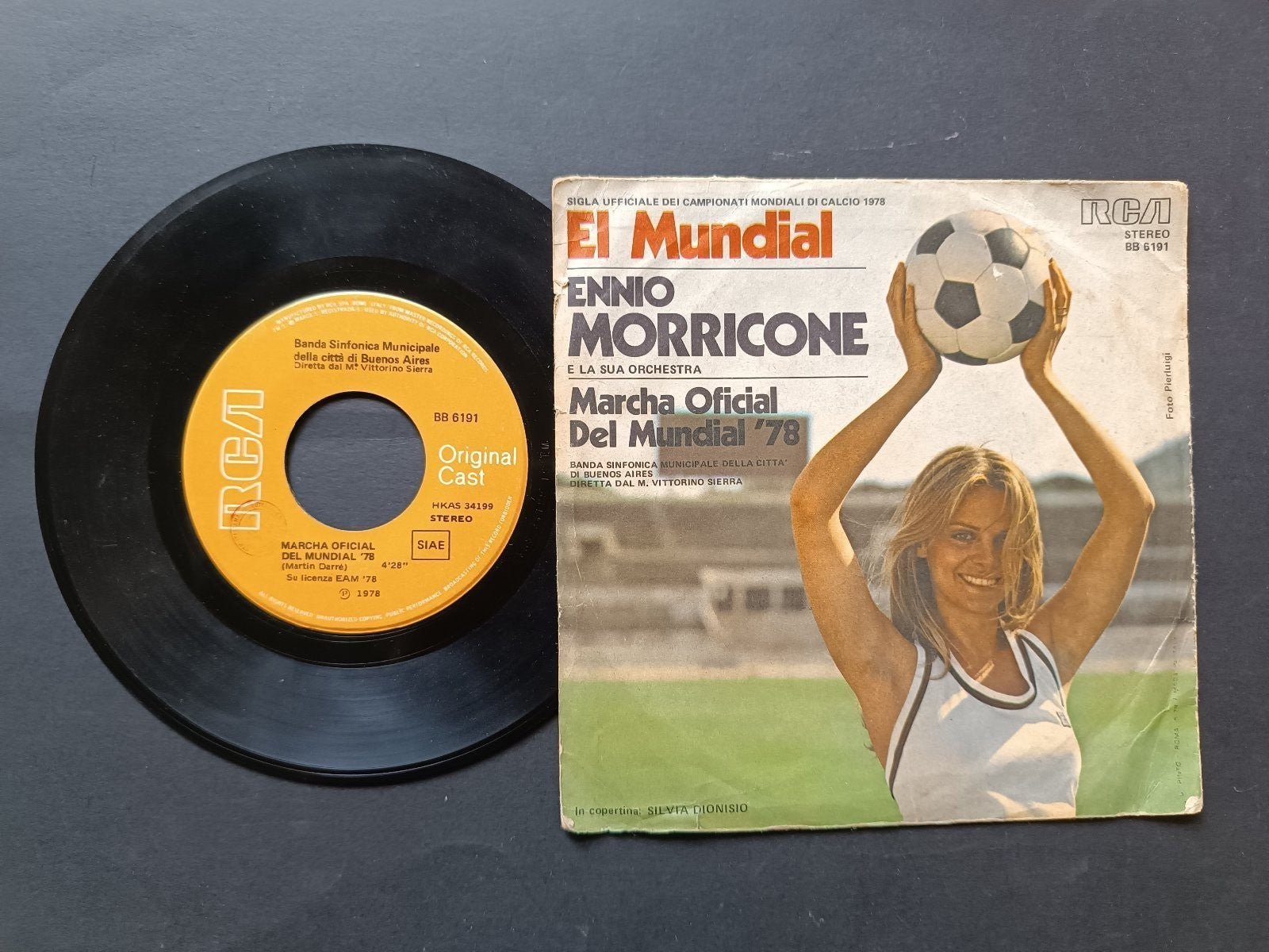 Vinile 45 giri EL MUNDIAL MARCHA OFICIAL DEL MUNDIAL '78