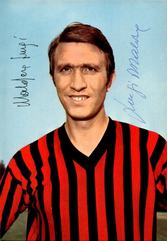Cartolina Luigi Maldera con autografo originale