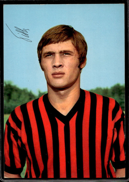 cartolina postcard Calcio Milan Silvano Villa