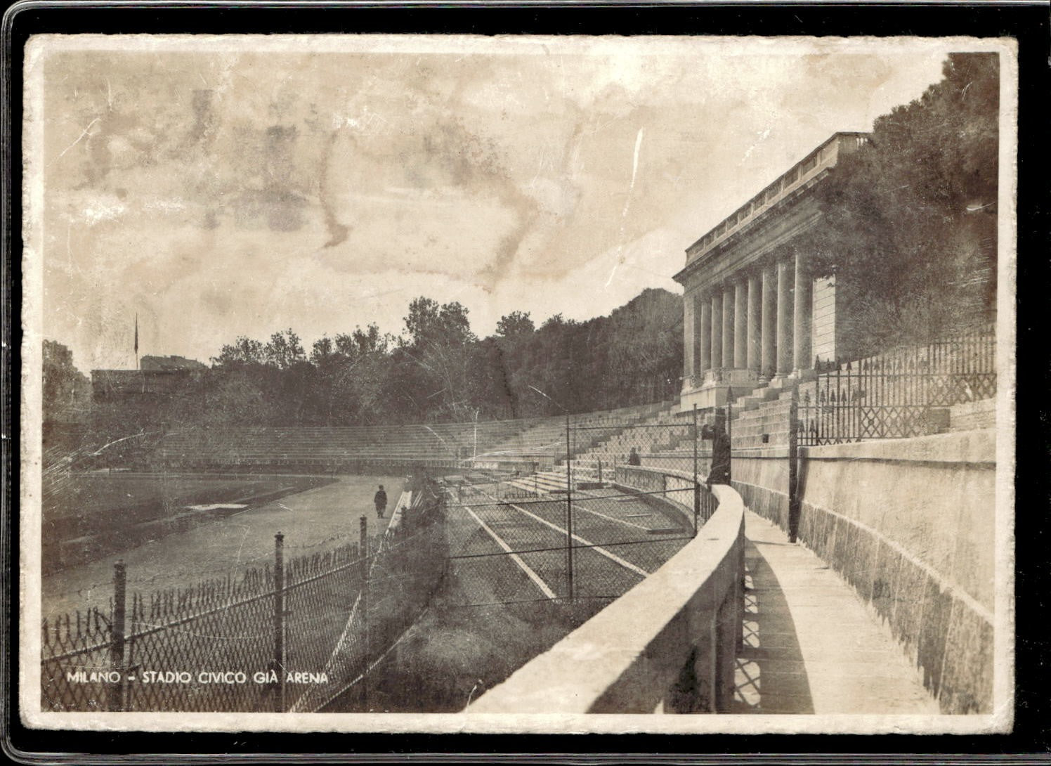 cartolina postcard calcio Milano Stadio Civico gi� Arena #135  1942