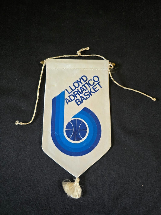Gagliardetto Pennant Lloyd Adriatico Basket Trieste originale