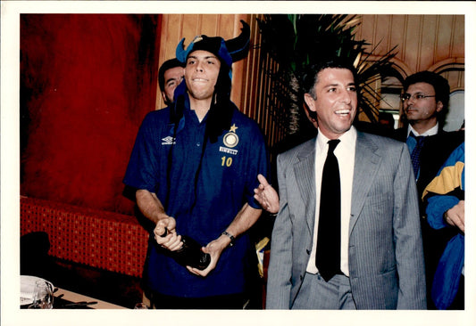 fotografia originale Inter festa Ronaldo Lu�s Naz�rio de Lima Il FENOMENO 5