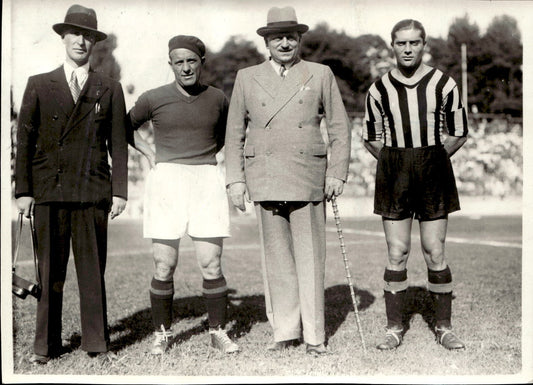 Fotografia 1934 lauro Bordin Ambrosiana Meazza Livorno