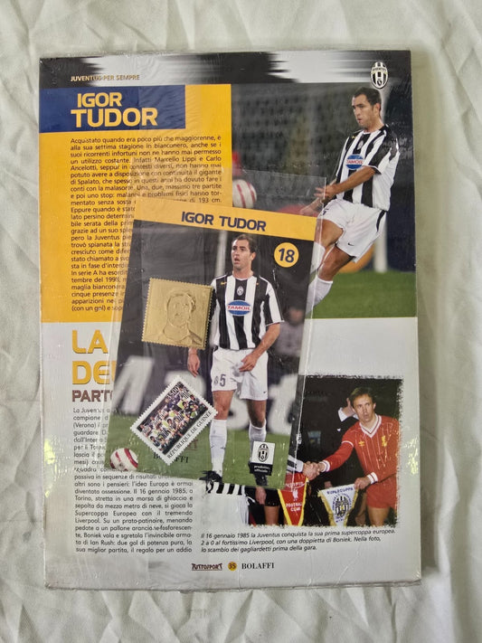 medaglia Juventus per sempre Tuttosport Bolaffi nr 18 Tudor sigillata