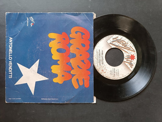 Vinile 45 giri GRAZIE ROMA Antonello Venditti