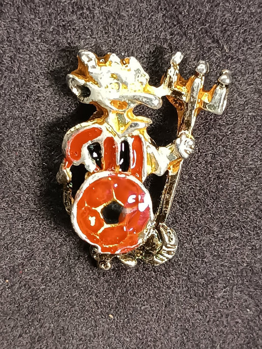 Old Pins Pin Badge Spilla A.C.Milan Diavolo con forcone senza piedino 314