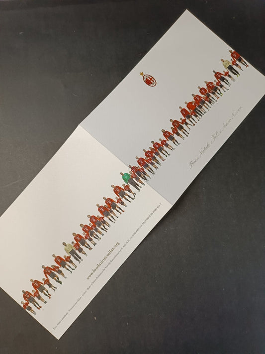 Biglietto di auguri MILAN Fondazione 2004 (A)