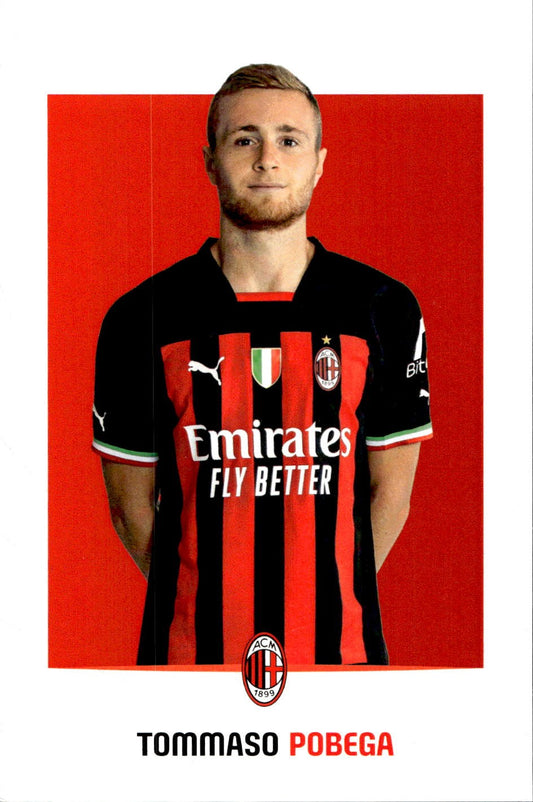 cartolina postcard Calcio Milan 2022/23 - Pobega