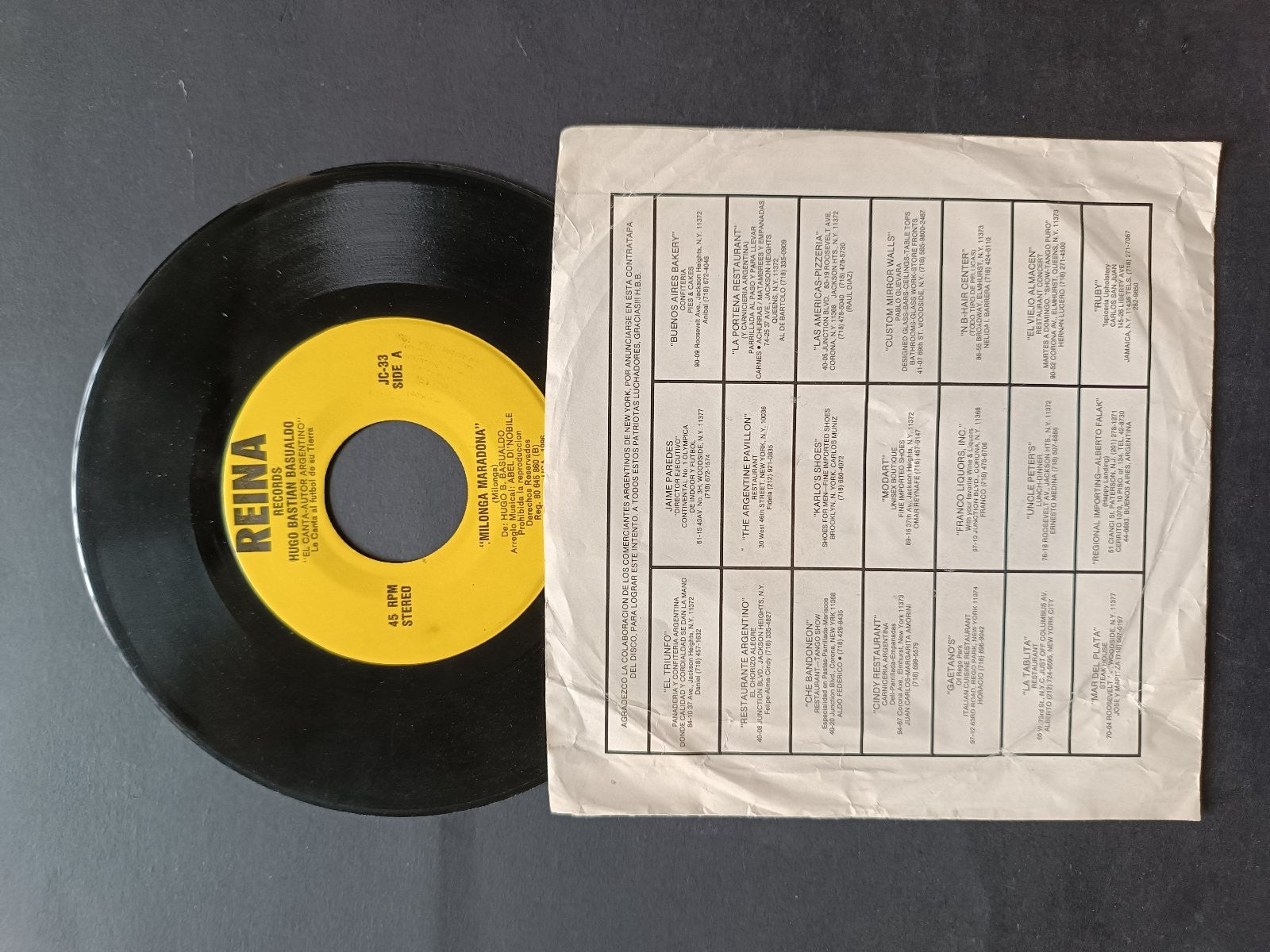 Vinile 45 giri DESDE NUEVA YORK