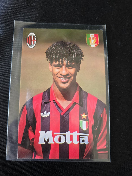 A.C. Milan 1899  cartolina  con annullo 12� scudetto 1991/92 Frank Rijkaard