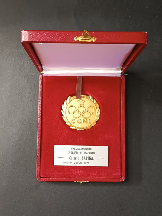 basket pallacanestro 1� trofeo citt� di Latina 1974